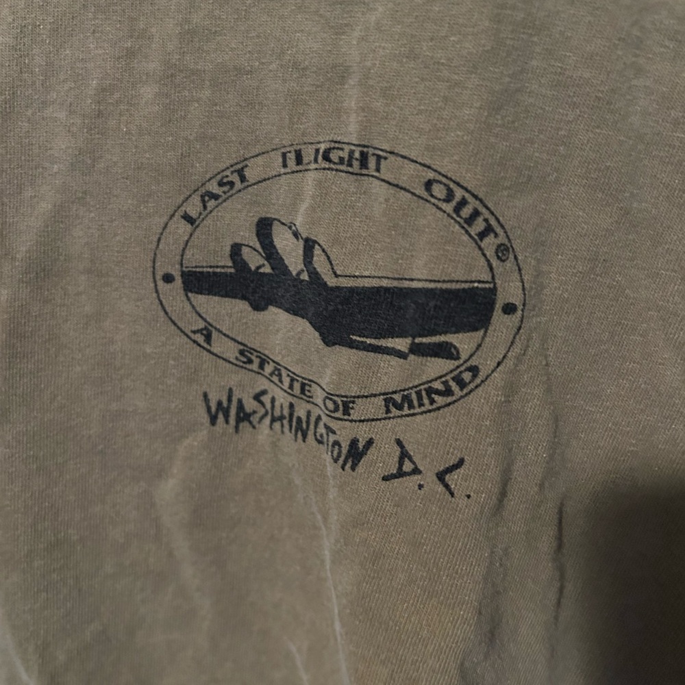 vintage funny pilot men’s T-shirt size XL